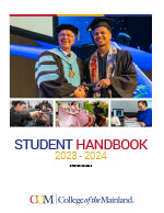 2023-2024 Student Handbook cover