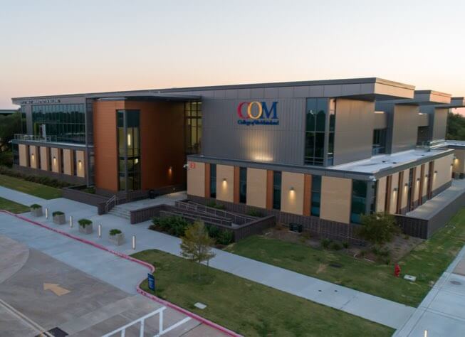 Outside view of the Admin Building