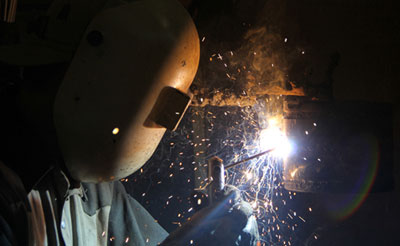 welding student